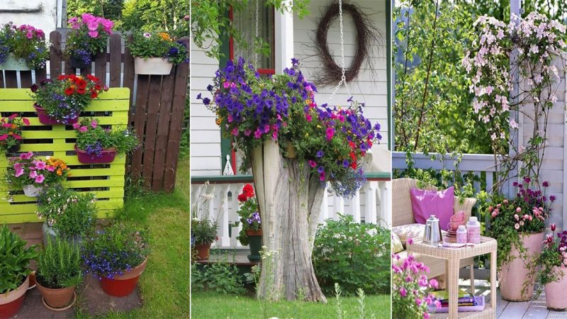 30 DIY Ideas to Add Vibrant Colors and Enhance the Attractiveness of Your Garden ‎