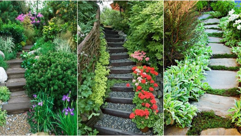 Step into Luxury: 30 Inspiring Garden Stairway Concepts for Your Backyard Bliss ‎